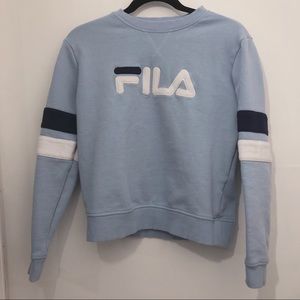Blue Fila Sweater ( size S )